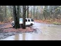 Phil playing in the mud.