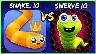 Snake. Io Vs Swerve IO Game Comparison! screenshot 5