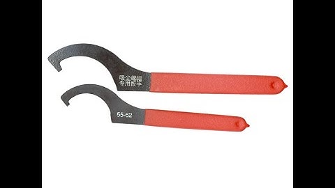 Carbon Steel 28-110MM C Type Hook Wrench for Nut Locking and Removal of CNC Tool Holders.