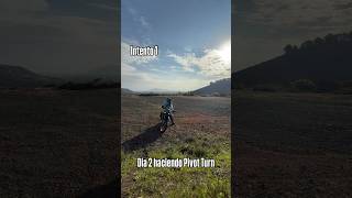 DIA 2 HACIENDO PIVOT TURN🔥🏍️ #ancheriderz #kove800xpro