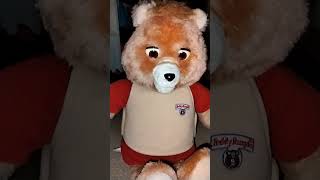 new Teddy Ruxpin tape :D #retro #funny #teddybear #teddyruxpin #shorts
