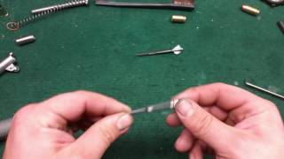 1911 firing pin and extractor removal and tuning