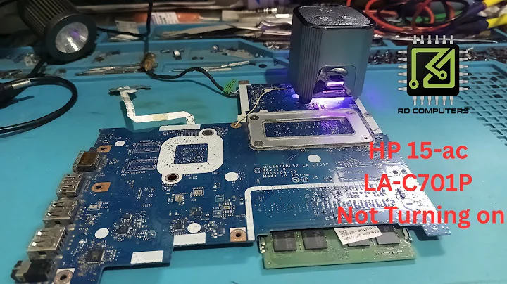 HP 15-ac LA-C701P Not Turning On