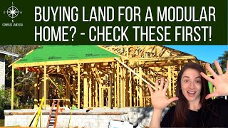 Buying Land for a Modular Home? CHECK THESE FIRST!