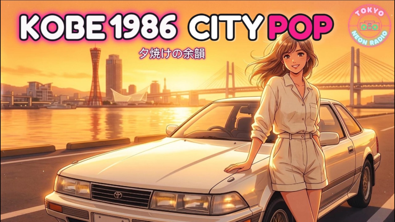 Afterglow Drive 🚗 — Kobe 1986 夕焼けの余韻 | 80s Japanese City