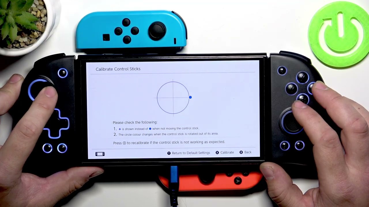 How to Check Stick Drift on Linyuvo Nintendo Switch Joypad KS47-1