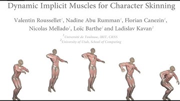 Dynamic Implicit Muscles for Character Skinning