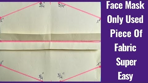 (#273)How To Make The Best Safest Face Mask With Filter Slot, Nose Bridge Pocket Super Easy Tutorial