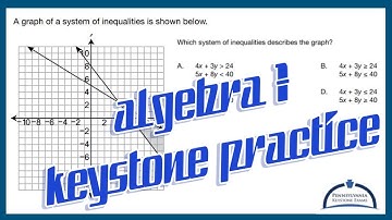 Algebra 1 KEYSTONE Practice - System of Linear Inequalities in Two Variables