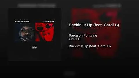 Backin it up (Cardi B verse)