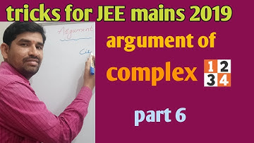 JEE mains 2019 short cuts trick of argument of complex numbers /kcet /mh cet /ncert