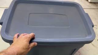 Rubbermaid Roughneck️ 18 Gallon Storage Totes, Durable Stackable Storage Containers Review