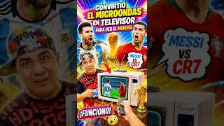 CONVIRTIO EL MICROONDAS EN TV 😱 #virales #humortiktok #walthervera
