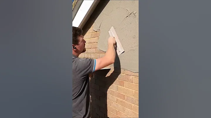 The best system I’m using to render walls #diy #plasteringwork #construction #rendering #plastering - DayDayNews