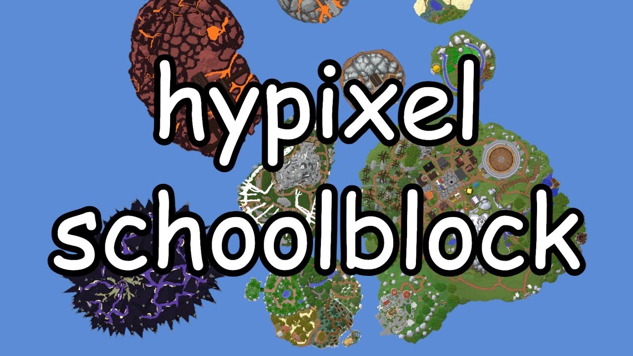 school portrayed by hypixel skyblock