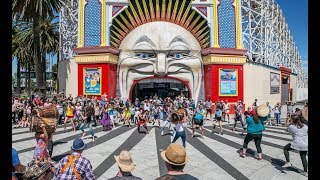 Luna Park Flash Mob - extended version by Mitzi McRae 8,556 views 6 years ago 7 minutes, 14 seconds