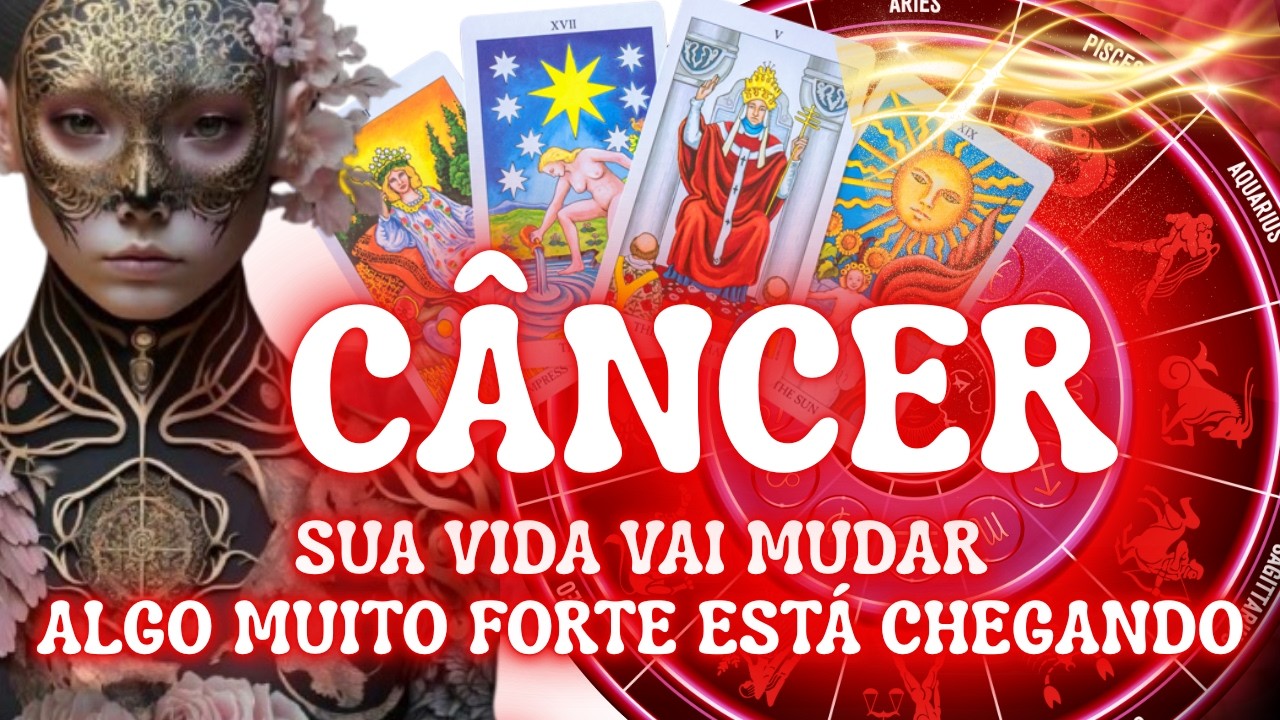 CÂNCER ♋ALGO MUITO FORTE VAI TE PEGAR DE SURPRESA! 24 HORAS SÓ DÁ VOCÊ NA CABEÇA DE ALGUÉM 
