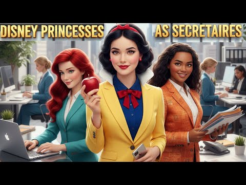 What if Disney Princesses were Secretaries 😱🤯 