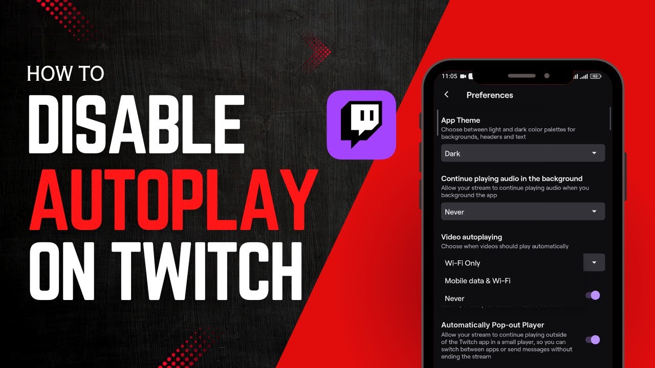 How to Turn Off Autoplay Video on Twitch - YouTube