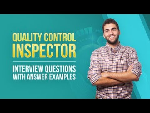 Quality Control Interview Questions with Answer Examples