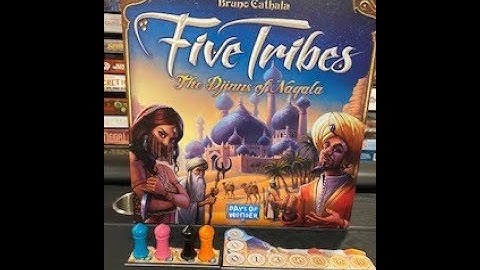 Five Tribes - Day 50 of 365 day Board game Count down