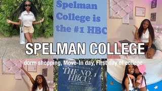 DORM SHOPPING, MOVEIN DAY, FIRST DAY OF COLLEGE | SPELMAN COLLEGE |