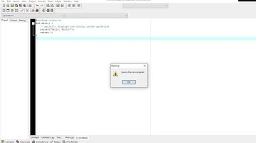 How to remove Dev C++ Source file not compiled error in window 10,11