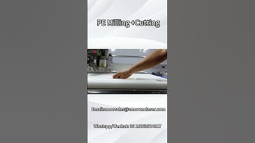 PE foam milling +cutting #oscillatingknifecuttingmachine  #digitalmachine #pefoam #packaging