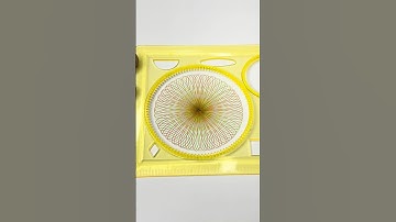 Relaxing ASMR Spirograph Patterns | Satisfying Spiral Sounds for Serenity! #art #shorts #spirograph