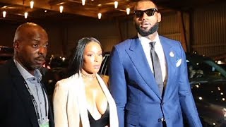 Lebron James And Wife Savannah Attend The Mayweather Vs. McGregor Match
