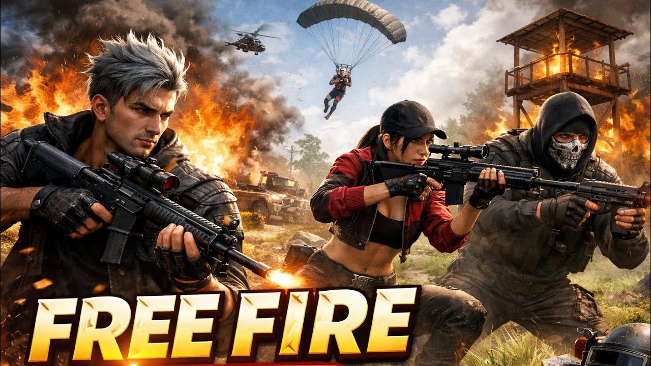 Free fire live Gameplay 😁🚨🚨