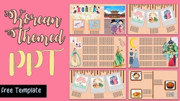 Korean - Pastel Themed Powepoint Template - (PPT#5) | Animated Slides | Free Template| WITH TUTORIAL