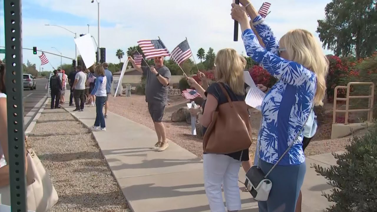 Neighbors protest Scottsdale hotel being used as migrant housing YouTube