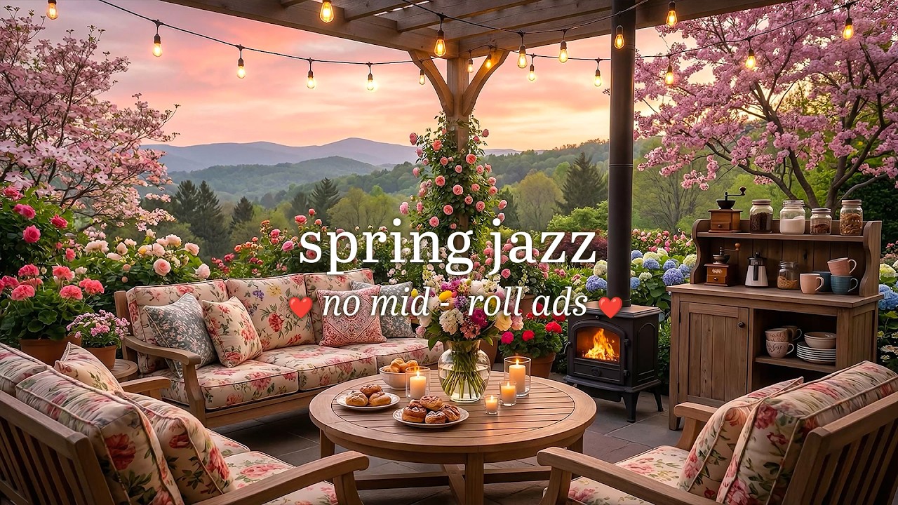 🌞 Spring Day Sunny Jazz (NO MID-ROLL ADS) Bright Piano Ambience for Relaxation & Focus