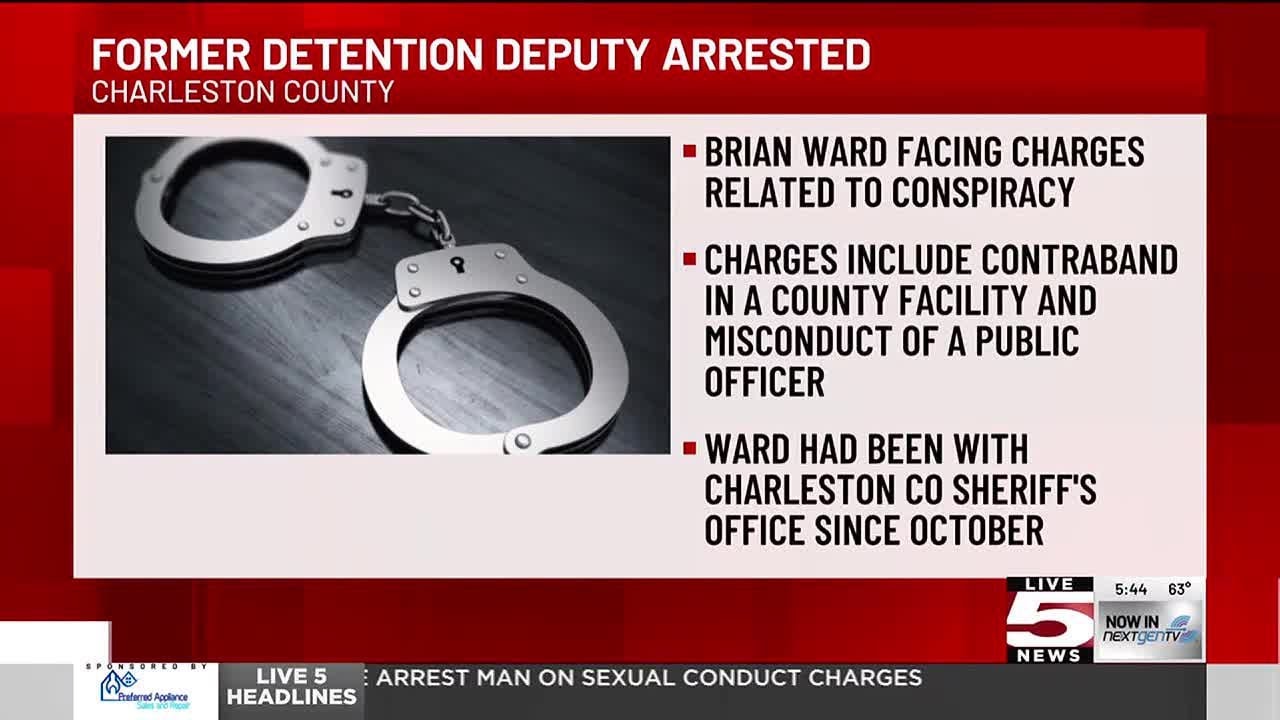 VIDEO: Former Charleston County detention deputy arrested on several ...