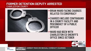 VIDEO: Former Charleston County detention deputy arrested on several charges