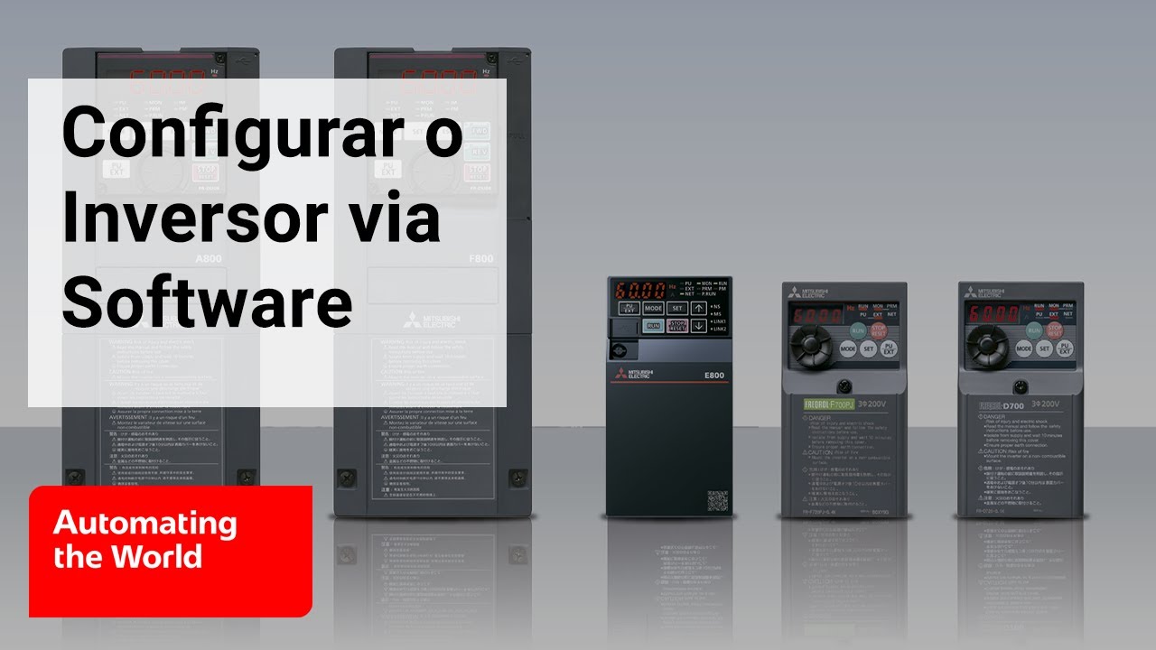 Aprenda a configurar o Inversor de Frequência usando Software [Tutorial ...