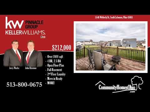 5546 Wetherly Drive, South Lebanon, OH home video tour