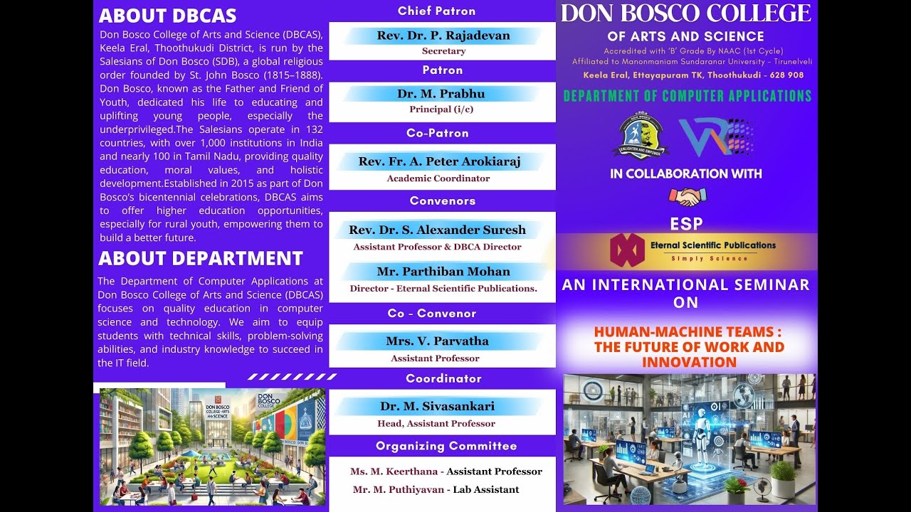 An International Seminar on Human-Machine Teams: The Future of Work and Innovation(1)