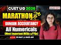 CUET UG 2026 Marathon | Accountancy Most Important Numericals MCQs & PYQs | Divya Ma'am