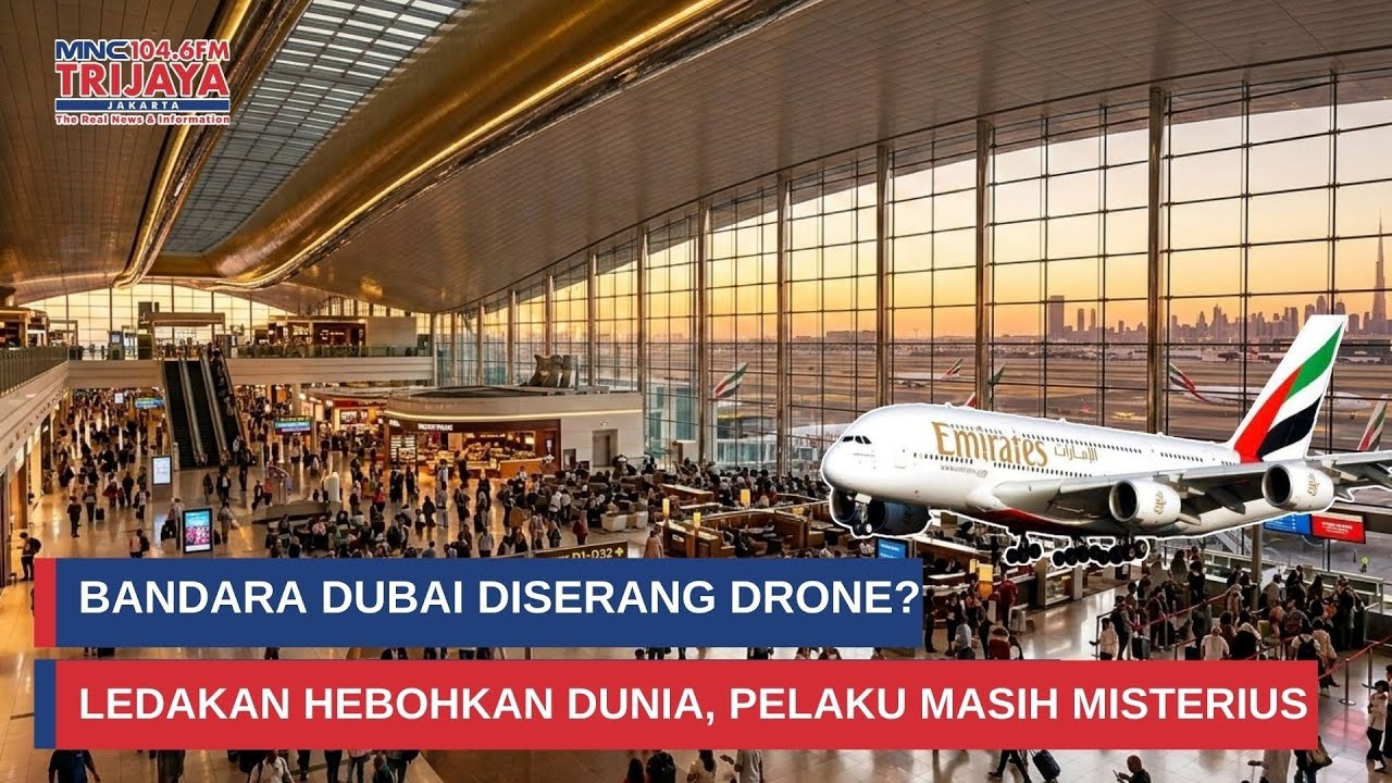 Ledakan Besar Guncang Bandara Dubai! Drone Misterius Diduga Jadi Penyebabnya I Trijaya Update