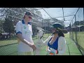 Playing cricket with your girlfriend