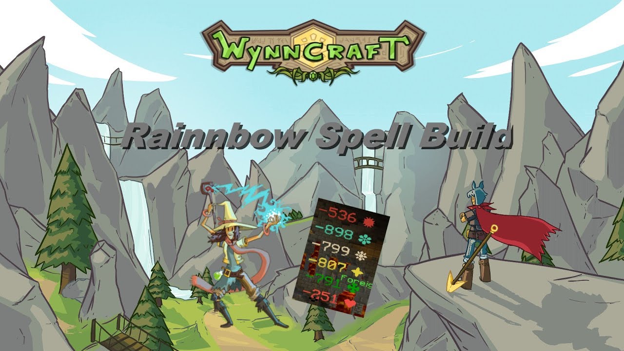 Wynncraft Rainbow Spell Build (Mage) - YouTube