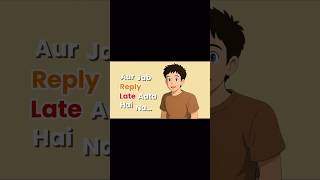 Jab reply late aata hai ?#shorts #typography #typotadka #gulshantypo