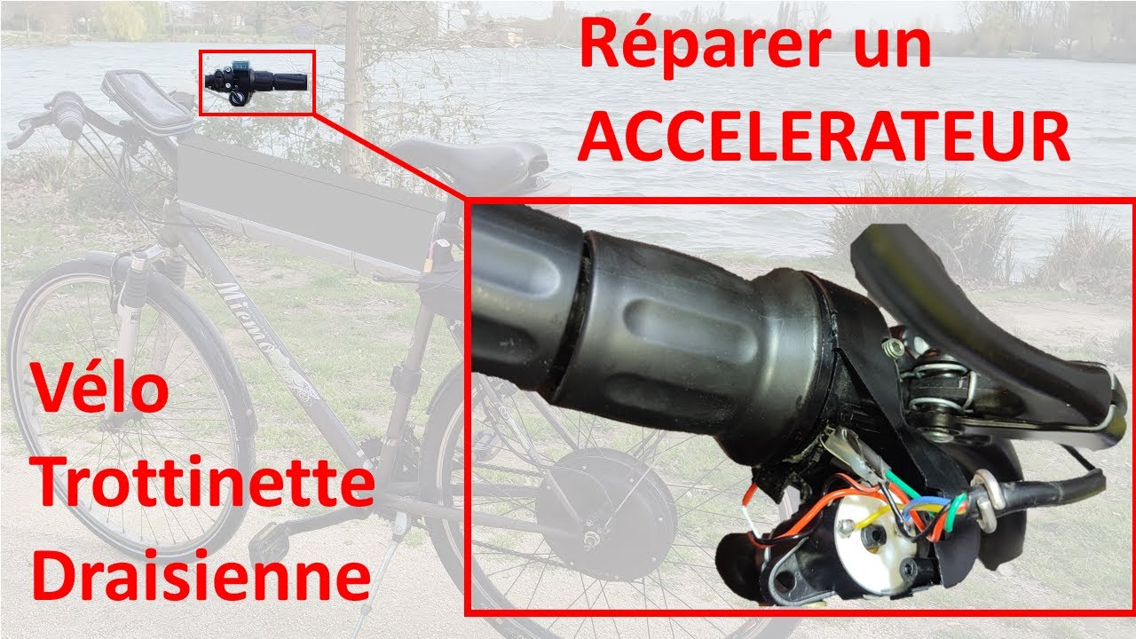 Réparer un accélérateur de vélo / trottinette électrique - TUTO COMPLET 