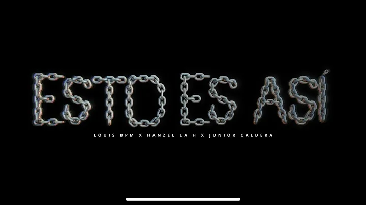Louis BPM , Hanzel La H, Junior Caldera - Esto Es Asi (Video Oficial)