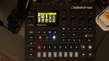 Elektron Digitone - Quick entering chord notes