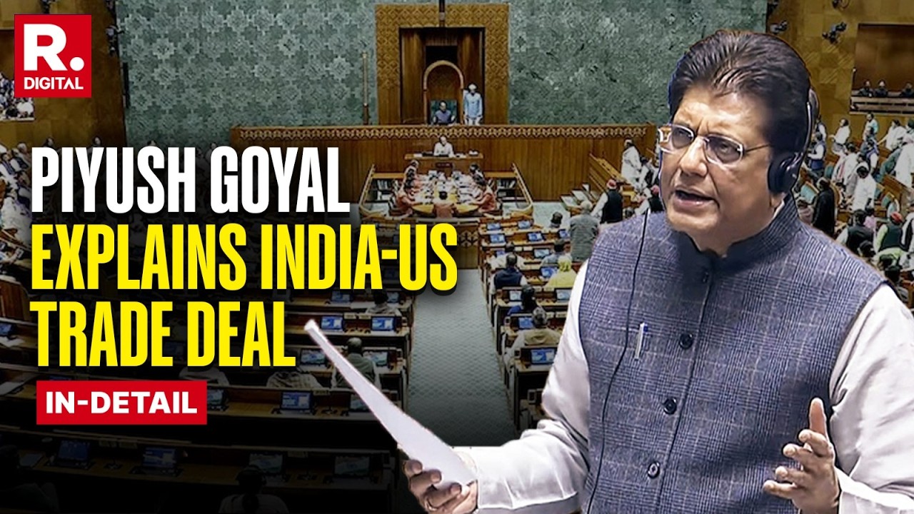 Piyush Goyal Unveils India-US Trade Deal Details In Parliament Amid Opposition Protests