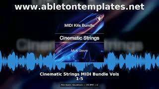 Cinematic Strings MIDI Bundle Vols 1-5 Film Score Soundtrack MIDI Pack