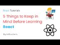5 Things to Know Before Learning React 🚀 | Don’t Start Without This! ⚛️💡